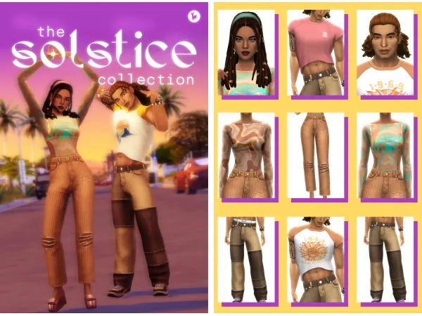 Maxis Match The Solstice Collection greenllamas by greenllamas - The Sims 4 Custom Content