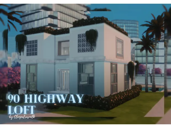 Alpha 90 Highway Loft (NO ) - The Sims 4 Custom Content