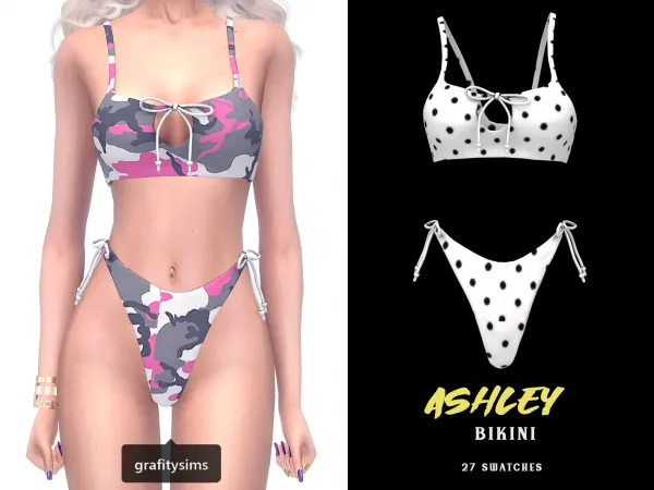 Alpha Ashley Bikini - The Sims 4 Custom Content