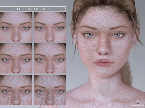 Mix Full Body Freckles - The Sims 4 Custom Content