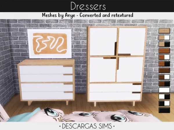 Alpha Dressers - The Sims 4 Custom Content