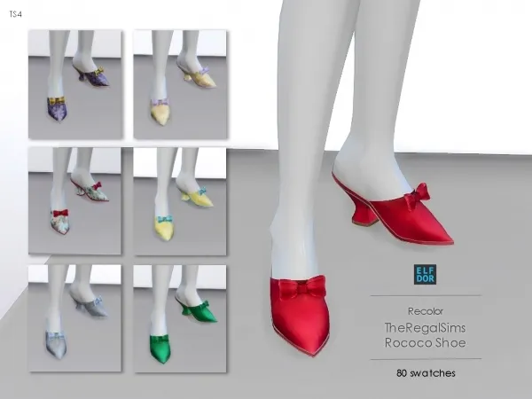Alpha The Regal Sim Rococo Shoe RC - The Sims 4 custom content