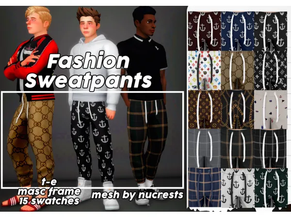 Maxis Match Fashion Sweatpants - The Sims 4 Custom Content