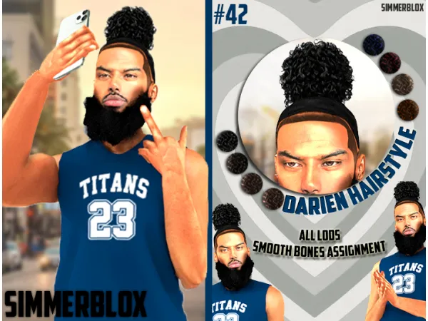 Alpha Darien 42 by Simmer Blox - The Sims 4 Custom Content
