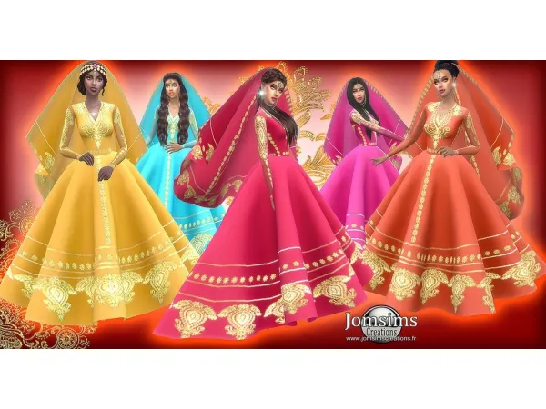 Alpha Exotic Wedding by jomsimscreations - The Sims 4 Custom Content