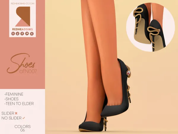 Alpha AF SHOES N007 - The Sims 4 Custom Content