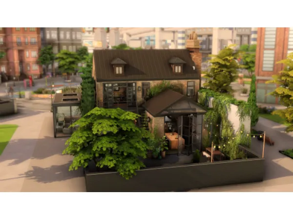 Maxis Match Modern Industrial Loft - The Sims 4 Custom Content