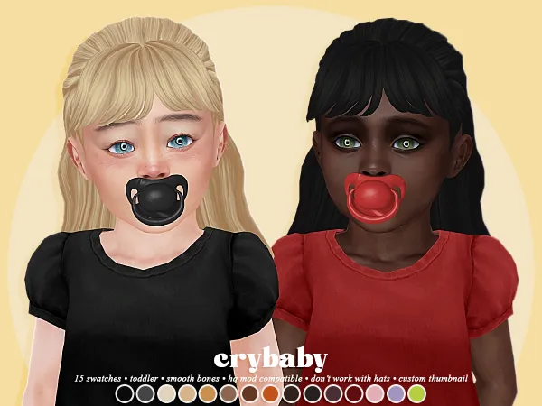 Maxis Match crybaby sammie hair (hs) toddler f - The Sims 4 Custom Content