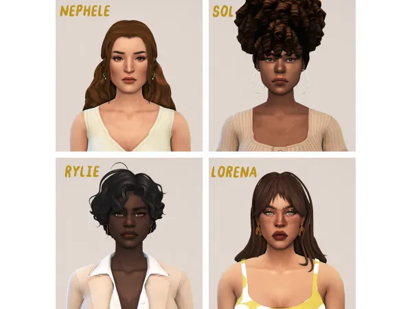 Maxis Match Ladies Simdump by silentgrim - The Sims 4 Custom Content