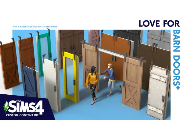 Love for barn doors - Mini CC Kit by SIXAM CC