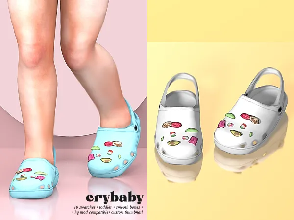 Mix crybaby nora shoes (madlen) toddler f - The Sims 4 Custom Content