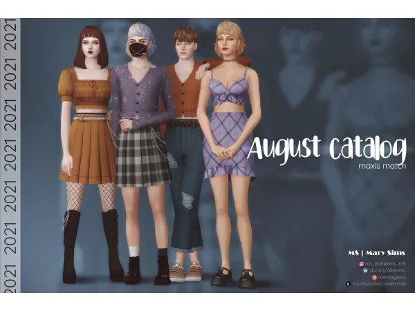 AUGUST CATALOG 2021 | 10 items by MS | Mary Sims