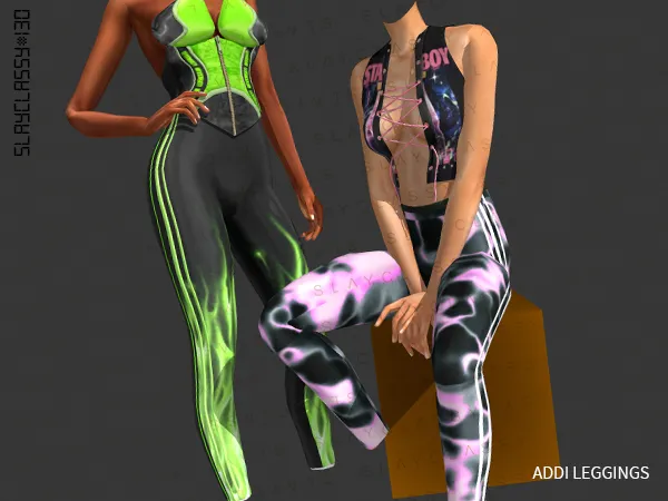 Alpha SC130 ADDI LEGGINGS - The Sims 4 Custom Content