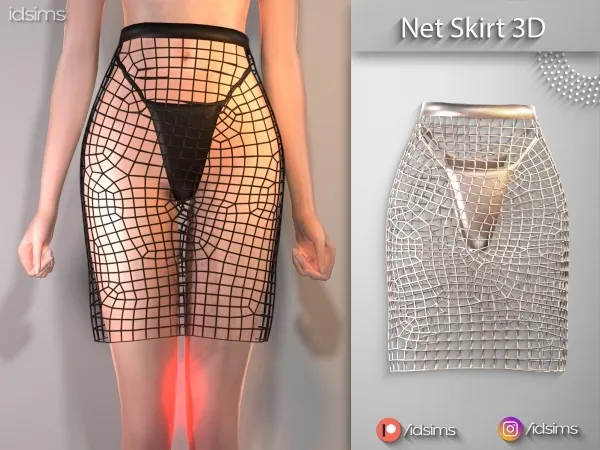Net Skirt 3D