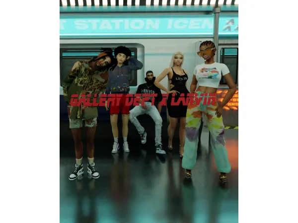 Alpha Gallery Dept X Lanvin by trapstyleree - The Sims 4 Custom Content