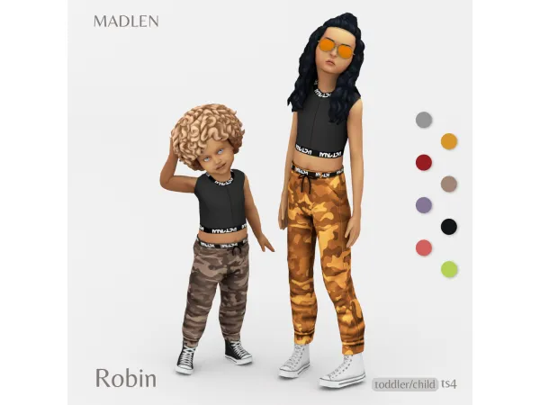 Maxis Match Robin Outfit by Madlen - The Sims 4 Custom Content