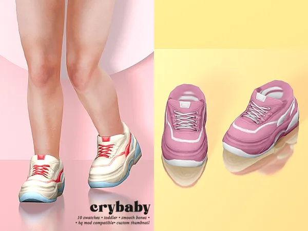 Maxis Match crybaby chonk sneakers (tunayegit) toddler f - The Sims 4 Custom Content