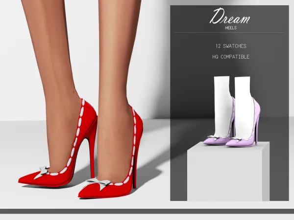 Alpha Dream Heels - The Sims 4 Custom Content