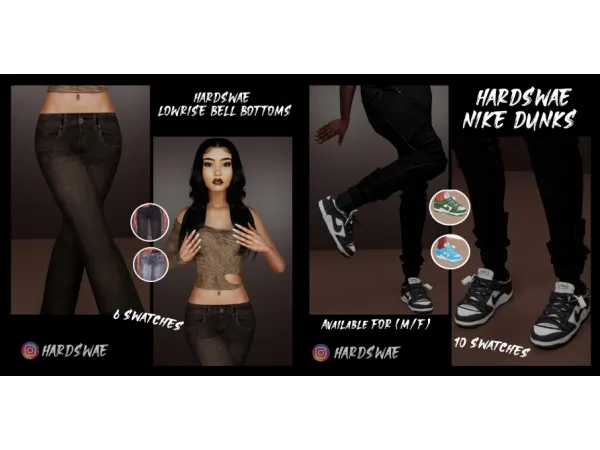 Alpha 3 PACK DA SWAE by simsfinds - The Sims 4 Custom Content