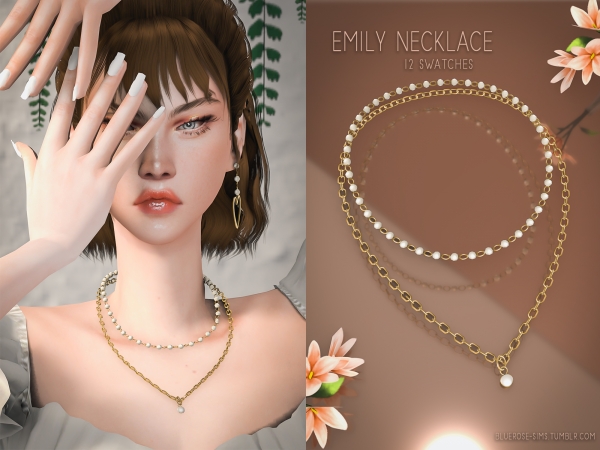 Sims 4 — Elio Necklace / Christopher067 by christopher0672 — This is a  super cute set of layered necklaces. #featuredartist | Sims, Sims 4, Sims 4  mods clothes