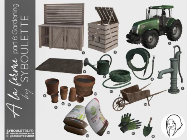 Alpha A la ferme part 6 Gardening - The Sims 4 Custom Content