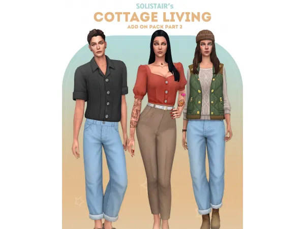 Maxis Match Cottage Living Add on Pack PART 2 by Solistair - The Sims 4 Custom Content