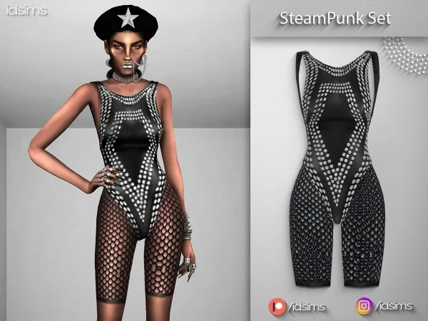 Alpha Steampunk Set - The Sims 4 Custom Content