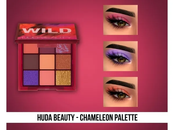 Mix HUDA BEAUTY CHAMELEON PALETTE - The Sims 4 Custom Content