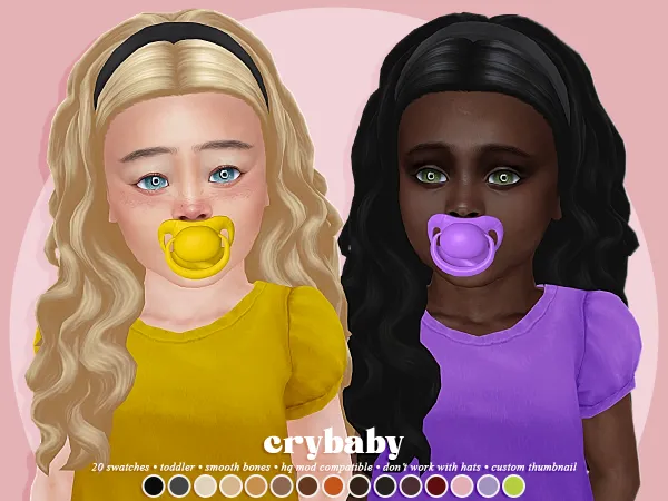 Maxis Match crybaby paige hair (ah00b) toddler f - The Sims 4 Custom Content