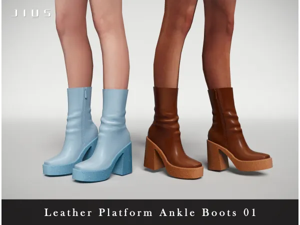 Mix The Boots Collection Part II sims by Jius - The Sims 4 Custom Content