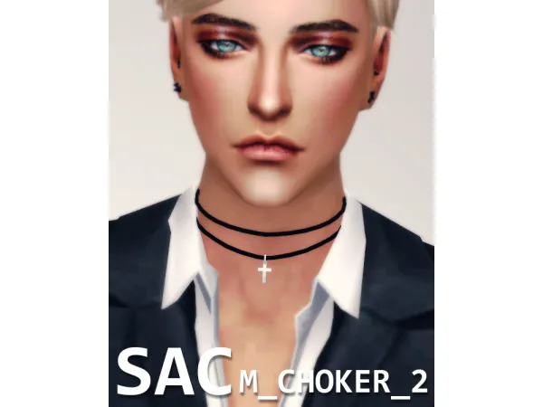 Mix SAC Choker 02 - The Sims 4 Custom Content