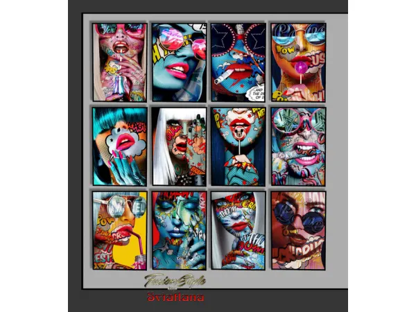 Mix Poster - The Sims 4 Custom Content