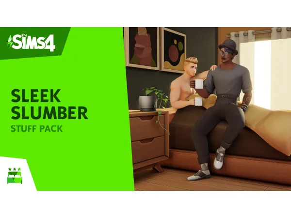 Alpha Sleek Slumber Stuff Custom Stuff Pack by littledica - The Sims 4 Custom Content