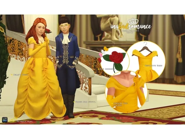 Maxis Match Beauty the Beast mini set - The Sims 4 Custom Content