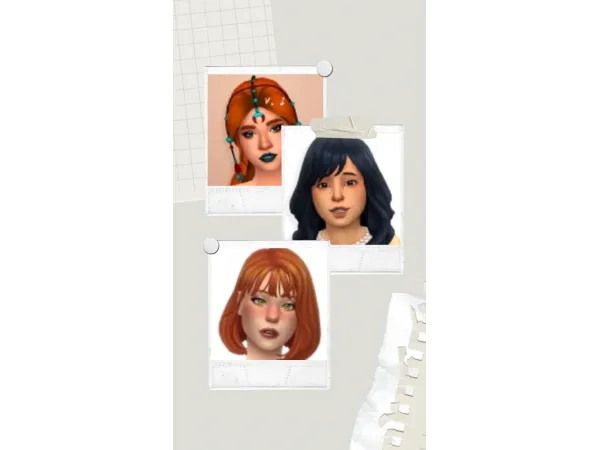 Maxis Match Retired Simstrouble and SimAndy hairs updated by simsfinds - The Sims 4 Custom Content