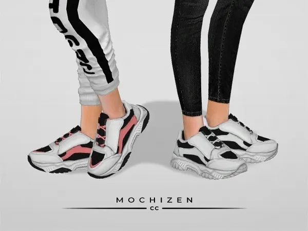 Alpha Mochizen Trainer Shoes Female Vers - The Sims 4 Custom Content