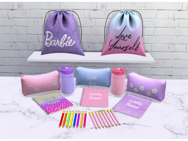 Alpha School Essentials by simmerkatex - The Sims 4 custom content