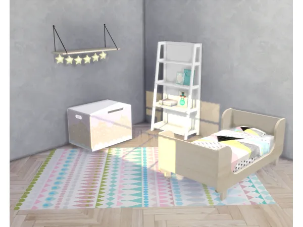 Alpha Bear Toddler Room sims by Nordica - The Sims 4 Custom Content