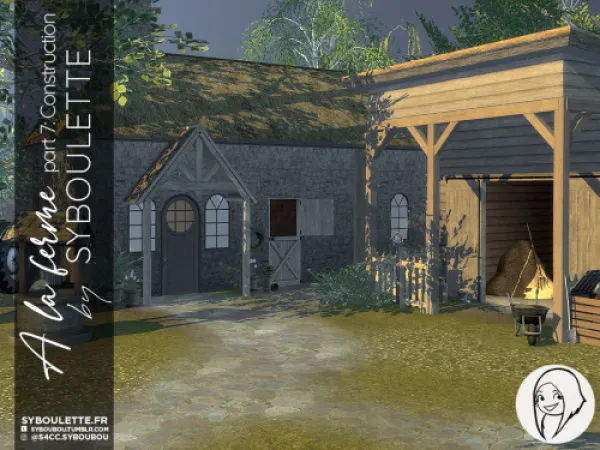 Alpha A la ferme part 7 Construction - The Sims 4 Custom Content