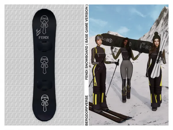 Fendi Snowboard (Base Game)
