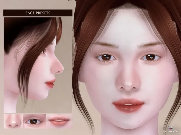 Mix Face Presets by Lutessasims - The Sims 4 Custom Content