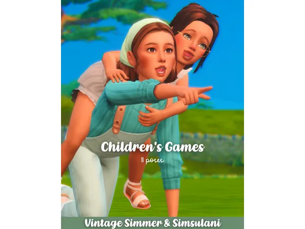 Mix COLLAB Vintage Simmer x Simsulani by Simsulani - The Sims 4 Custom Content