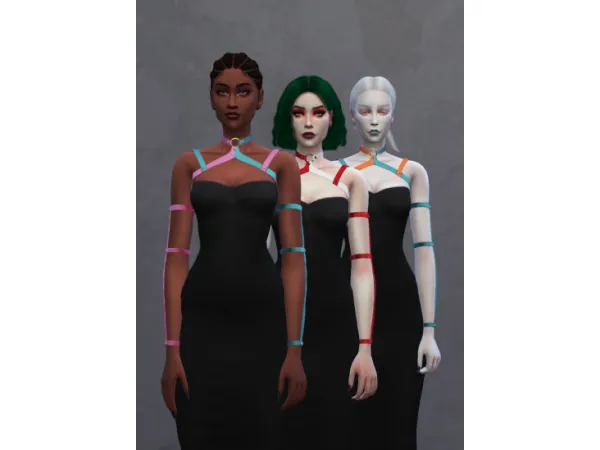 Mix Harness 01 - The Sims 4 Custom Content
