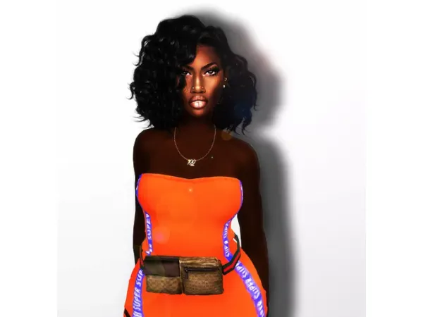 Alpha DiversedKing NAIJA CURLS - The Sims 4 Custom Content