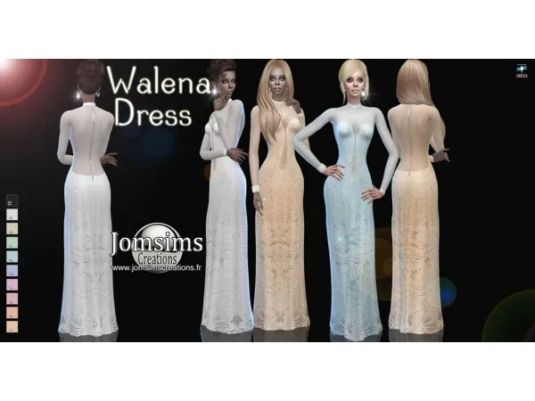 Alpha Walena Robe - The Sims 4 Custom Content