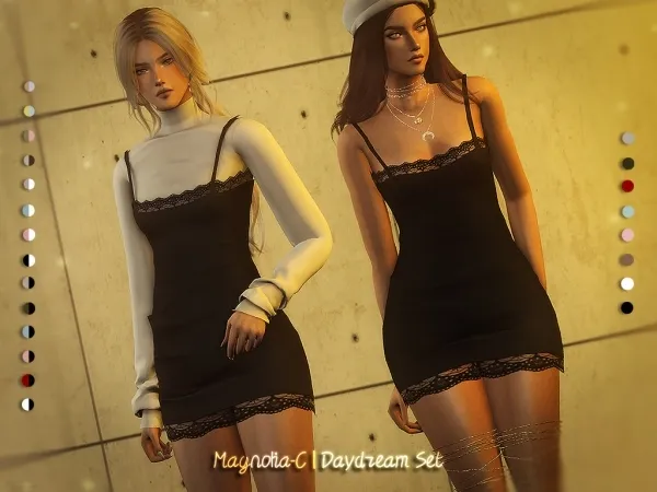 Alpha Daydream Set Magnolia C - The Sims 4 Custom Content