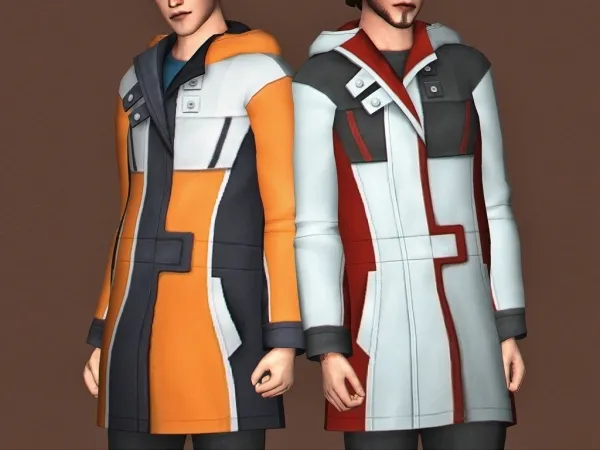 Maxis Match Patience Coat - The Sims 4 Custom Content