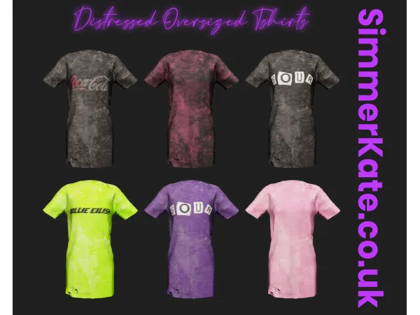 Alpha Distressed Tshirt + Wooly Socks by simmerkatex - The Sims 4 custom content