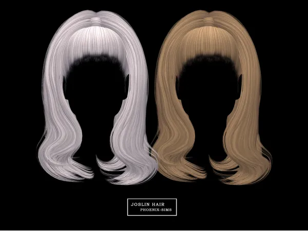 Alpha Joslin Hair - The Sims 4 Custom Content