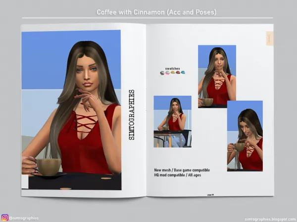 Maxis Match Coffee With Cinnamon - The Sims 4 Custom Content